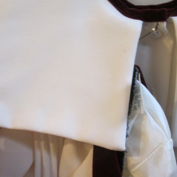 new GIRLS FORMAL white pleated dress with matching hat Sz 4 - Picture 9 of 15